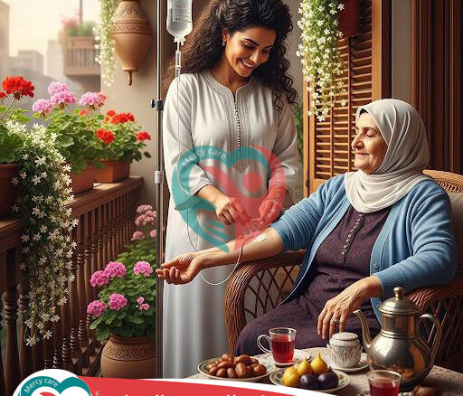 مميزات تركيب المحلول بالمنزل مقارنة بالمستشفى